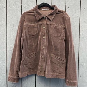 Brown corduroy jacket